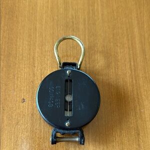 Black and Gold Engineer Compass